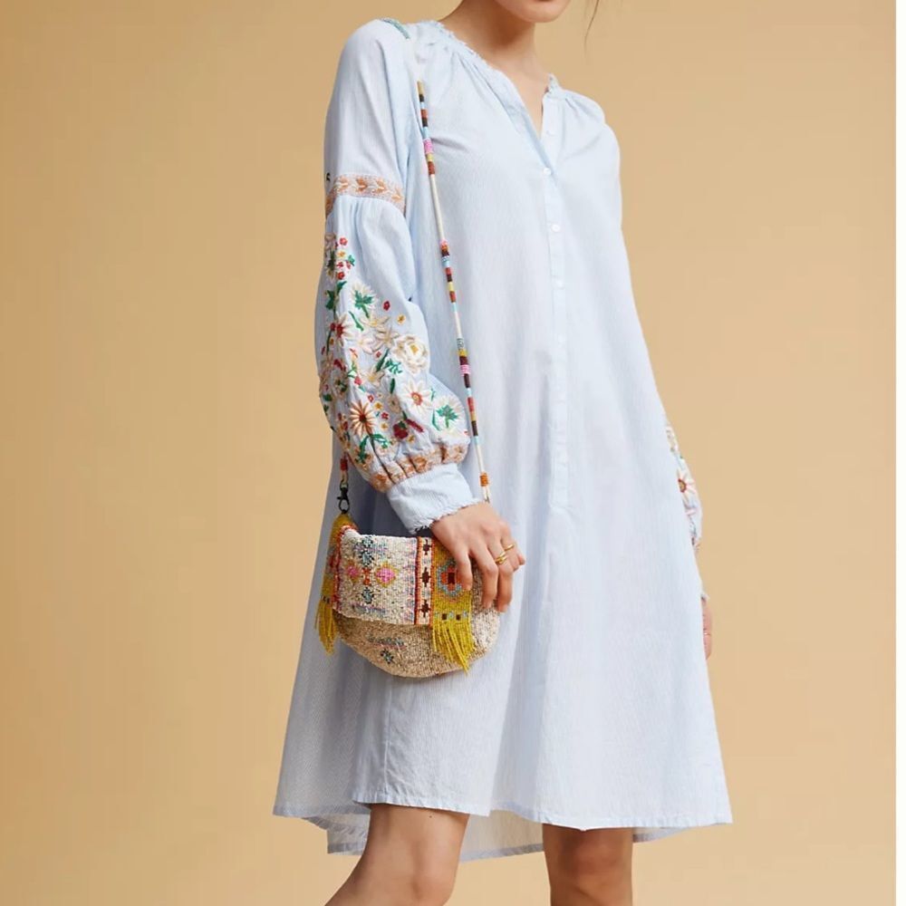 Antik‎ Batik Frida Embroidered Tunic Dress XS - Picture 3 of 7